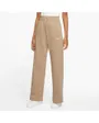 Pantalon Femme W NSW PHNX FLC HR PANT WIDE Marron