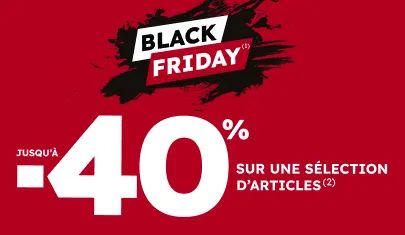 Black Friday : Gagnez du terrain sur vos achats de Noël : nos promos continuent, avec encore plus d’offres !(2)