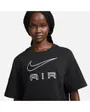 T-shirt manches courtes Femme W NSW TEE BF NIKE AIR Noir