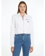 Veste zip Femme ZIPPED DENIM JACKET Blanc
