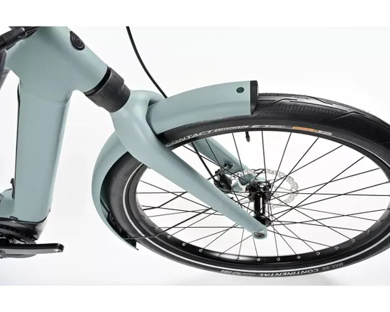 Vélo électrique urbain Femme IRIDE PURE X10 MID Bleu