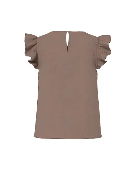 Haut Femme Sans Manches Mousseline Coton