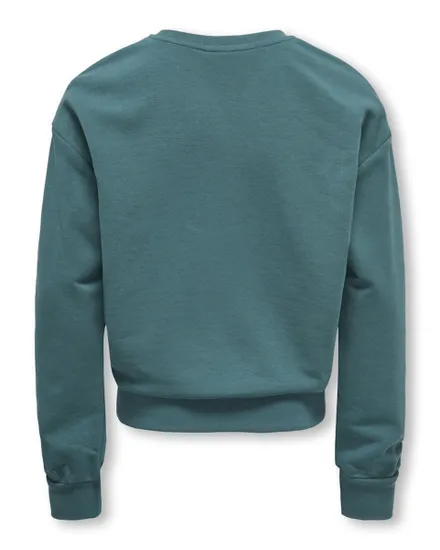 Sweat Fille ONPCONFI LIFE ON LS SWT GIRLS Bleu