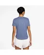 T-shirt Femme W NK TEMPO SWSH HBR DF SS TOP Bleu