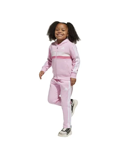 Ensemble de survetement Fille LK 3S TIB FL TS Rose