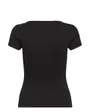 Tee-Shirt Femme Slim Essential Rib V