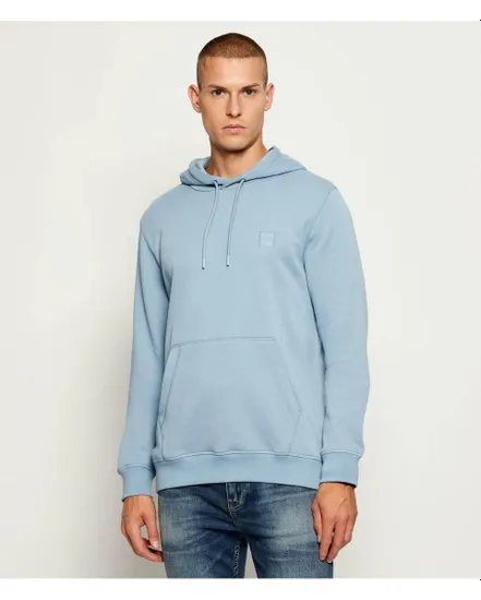 Sweat à capuche Homme WETALK Bleu Clair