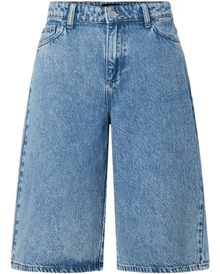 Short Jean Femme Skater Denim Mi-Haute