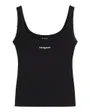 Débardeur Femme Slim Script Rib