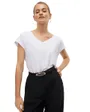 T-Shirt Femme VMFILLI SS V-NECK TEE NOOS
