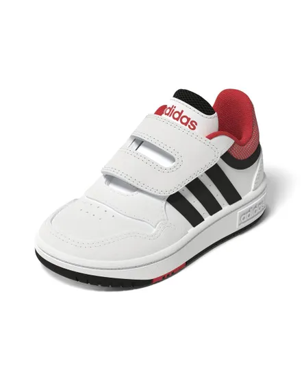 Chaussures basses Enfant HOOPS 3.0 CF I Blanc