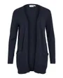 Cardigan Femme VIRIL OPEN L/S KNIT CARDIGAN NOOS Bleu nuit