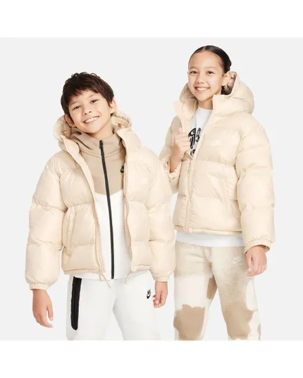 Doudoune à capuche Enfant K NSW TF RPL HGH SYNFL JKT ULT Beige