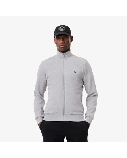 Sweat col zip Homme MEN S SWEATSHIRT FLEECE Argent