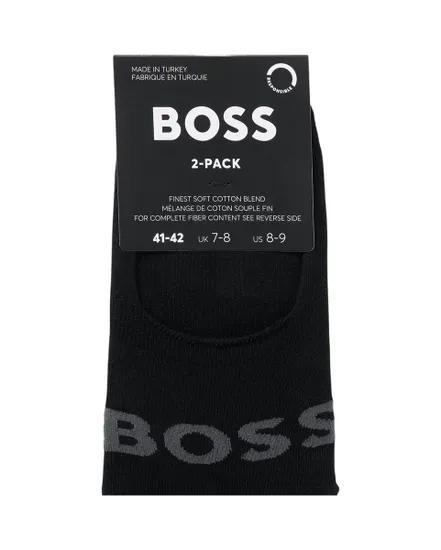 Lot de 2 paires de chaussettes Homme 2P SL UNI LOGO CC Noir
