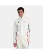 Sweat à capuche homme Village Equipe de France Olympique - Ecru
