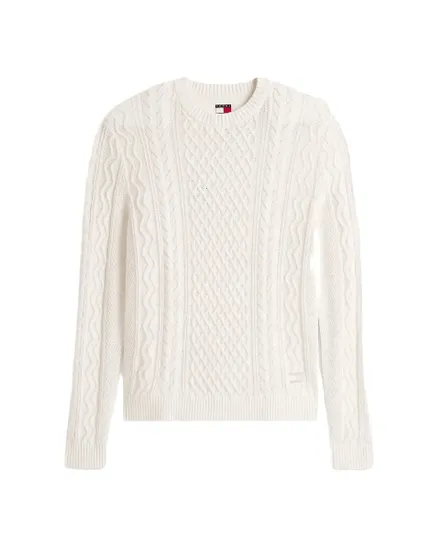 Pull Homme TJM Badge Cable Knit Sweater