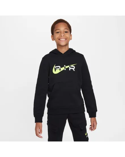 Sweat à capcuhe Enfant B NSW N AIR PO HOODY FLC BB Noir