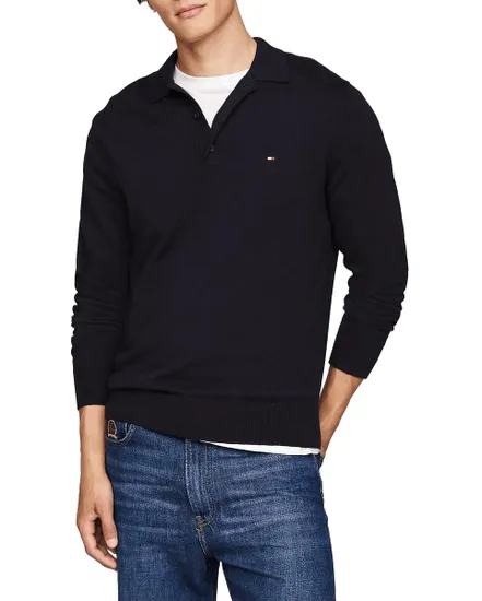 Polo Homme Coton Et Cachemire Tommy Hilfiger