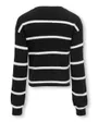 KOGFRANCA SHORT L/S STRIPE KNT NOOS