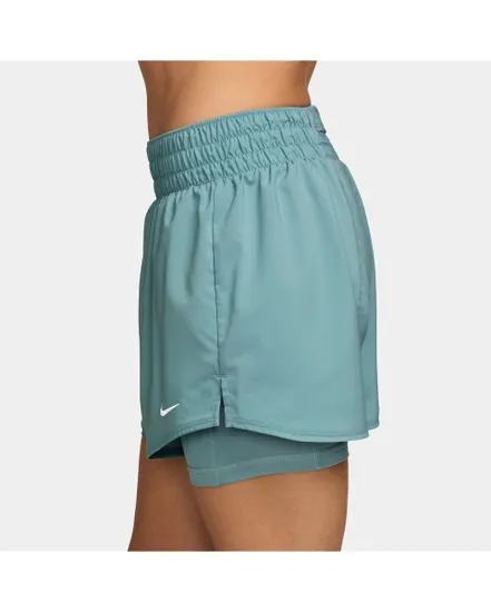 Short Femme W NK ONE DF HR 3IN 2N1 SHORT Bleu