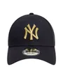 Casquette Unisexe New York Yankees Metallic 9FORTY
