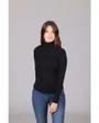 Pull manches longues en maille femme Femme SWEATERIE Noir