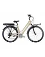 Vélo électrique urbain Femme E-BLUECITY 396WH Crème