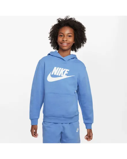 Sweat à capuche manches longues Enfant K NSW CLUB FLC HDY HBR Bleu