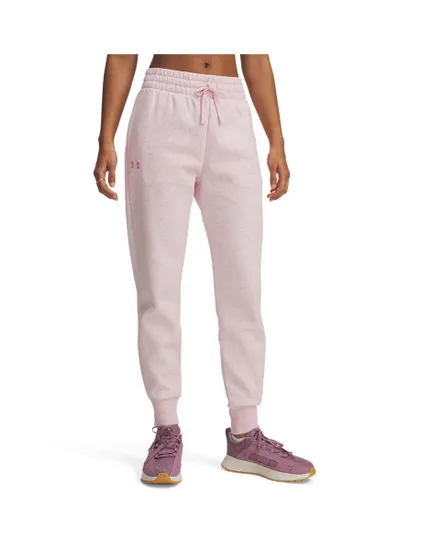 Pantalon de survetement Femme UA RIVAL FLEECE JOGGER Rose
