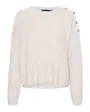 VMELYA LS O-NECK BUTTON PULLOVER GA BOO