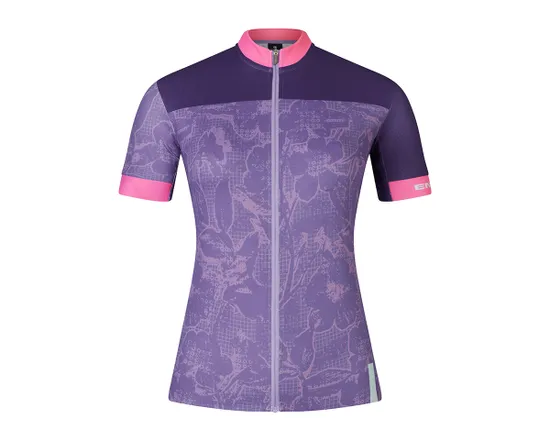 Maillot manches courtes Femme FLORAL BLOCK FS260 PRINT Violet