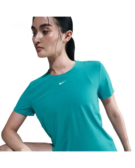 T-shirt Femme W NK ONE CLASSIC DF SS TOP WT Bleu