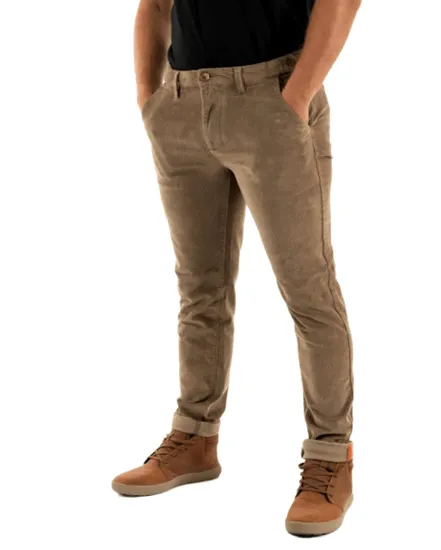 Pantalon Chino Homme Signature Velours Côtelé