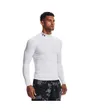 T-shirt ML Homme UA CG ARMOUR COMP MOCK Blanc