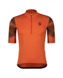 Maillot manches courtes Homme GRAVEL 10 Orange/Gris