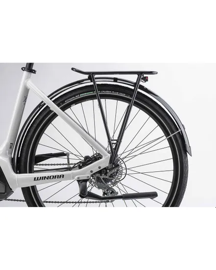 Vélo électrique urbain Unisexe TRIA 7 ECO WAVE Blanc