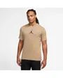 T-shirt manches courtes Homme M J JUMPMAN DF SS CREW Beige