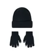 Ensemble bonnet et gants Enfant JAN JORDAN ESSENTIALS BEANIE S Noir