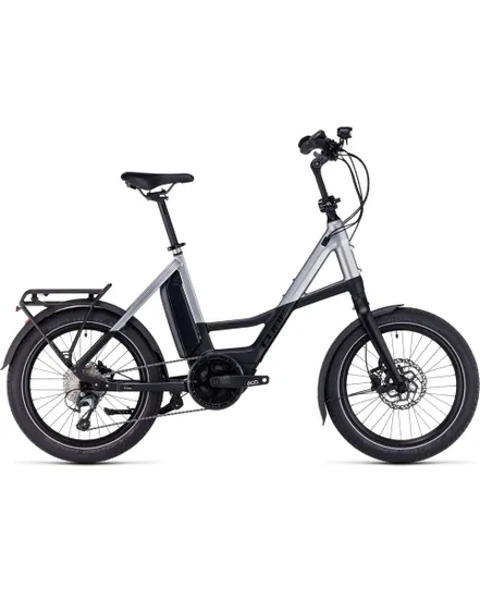 Vélo électrique urbain Unisexe COMPACT SPORT HYBRID 500 Argent