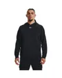 Sweat à capuche Homme UA RIVAL FLEECE HOODIE Noir