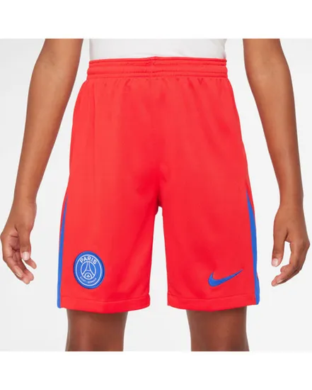 Short de football Enfant plus agé PSG Y NK DF SHORT STAD 3R Rouge