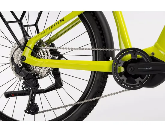 Vélo électrique trekking Homme TREKKING 5 HIGH Jaune Citron/Noir