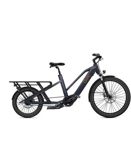 Vélo électrique cargo Unisexe EQUO 7.2 iPA720 Gris Anthracite