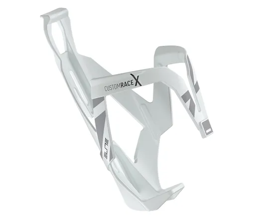 Porte-bidon CUSTOM RACE X Blanc Brillant/Gris