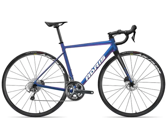 Vélo de route Unisexe L'ASPHALTE TIAGRA Caméléon Bleu