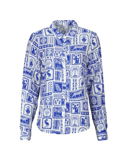 Chemise Femme PCSAYLOR LS SHIRT WVN FC BC