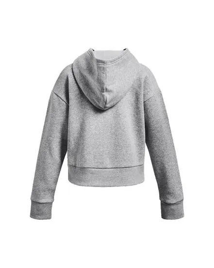 Sweat à capuche Enfant UA RIVAL FLEECE CROP HOODIE Gris