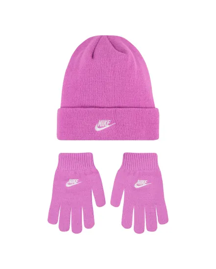 Set bonnet + gants Enfant NAN FUTURA BEANIE/GLOVE SET Rose