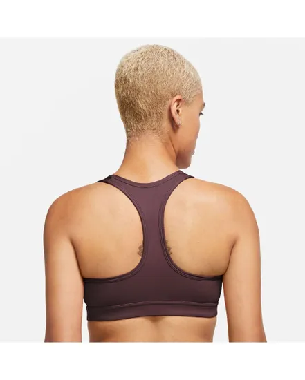 Brassière Femme W NK SWSH MED SPT BRA Bordeaux